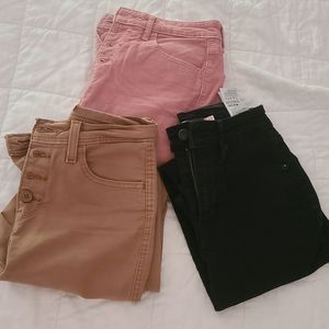 High waisted Levi's size 25 bundle